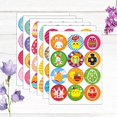 thumbnail image 5 of BAMAIA 24 Sheets Easter Theme Stickers Rabbit Egg Chick Self Adhesive Sticker Round Labels Decals for Easter Party Gift Box Gift Wrapping Decor, 5 of 5