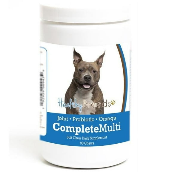 Healthy Breeds  American Staffordshire Terrier all in one Multivitamin Soft Chew - 90 Count