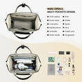thumbnail image 6 of Lovevook Laptop Backpack for Women, Vintage Teacher College Nurse Work Computer Bag Fit 15.6" Laptop with USB Port, Waterproof Travel Backpack Purses, 6 of 8