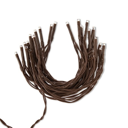 Indoor/Outdoor 8-Function Battery-Operated LED Micro String Lights, Warm White, Fall by Way To Celebrate