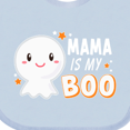 thumbnail image 4 of Inktastic Mama is My Boo with Cute Ghost Boys or Girls Baby Bib, 4 of 4