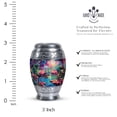 thumbnail image 2 of Enchanted Forest Flamingo Paradise Enchanted Forest Flamingo Paradise Bird - Small Urns For Human Ashes Keepsake - Tiny Burial Urn For Human Ashes - Urn For Adult Female Memorial 3 Inch, Set Of 4, 2 of 5