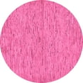 thumbnail image 1 of Ahgly Company Indoor Round Abstract Pink Modern Area Rugs, 8' Round, 1 of 4
