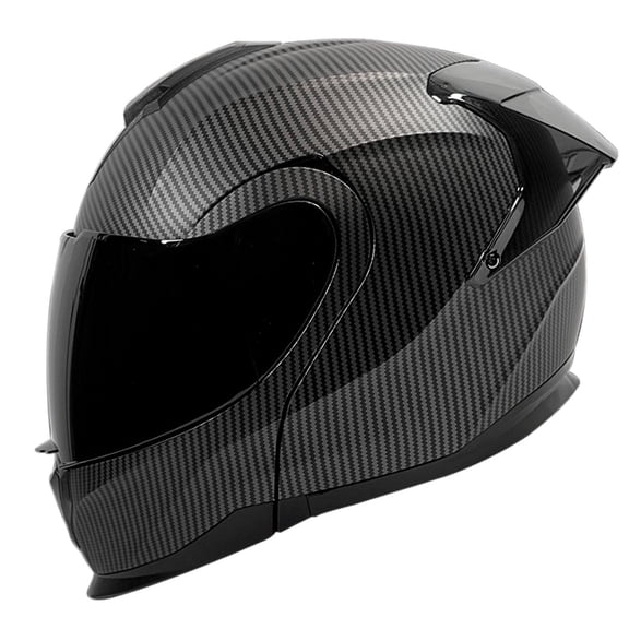 Casco Moto Abatible Certificado Void Carbon 2W Talla M