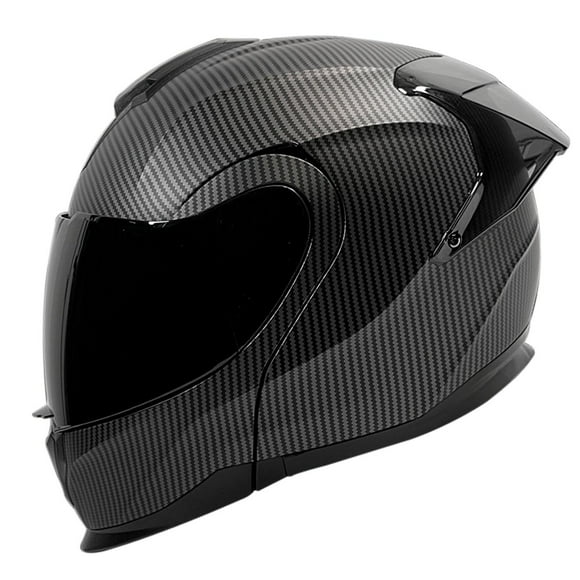 Casco Moto Abatible Certificado Void Carbon 2W Talla M