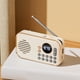 thumbnail image 4 of Radio USB stick estéreo Bluetooth: portátil, altavoz, de moda, compacto, larga duración de la batería, múltiples modos, beige, 4 of 8