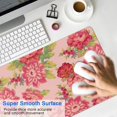 thumbnail image 4 of Long Mouse Pads for Desk,Pioneer Flower Floral Print Pattern Desk Mats on Top Of Desks, Desk Mouse Pad Extra Large with 3mm Non-Slip Base and Stitched Edge for Gaming,Office,Work,Home 31.5"x11.8", 4 of 6