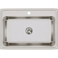thumbnail image 2 of Elkay Lustertone Classic Stainless Steel 31" x 22" x 10-1/8", Single Bowl Drop-in Sink with Perfect Drain, 2 of 2
