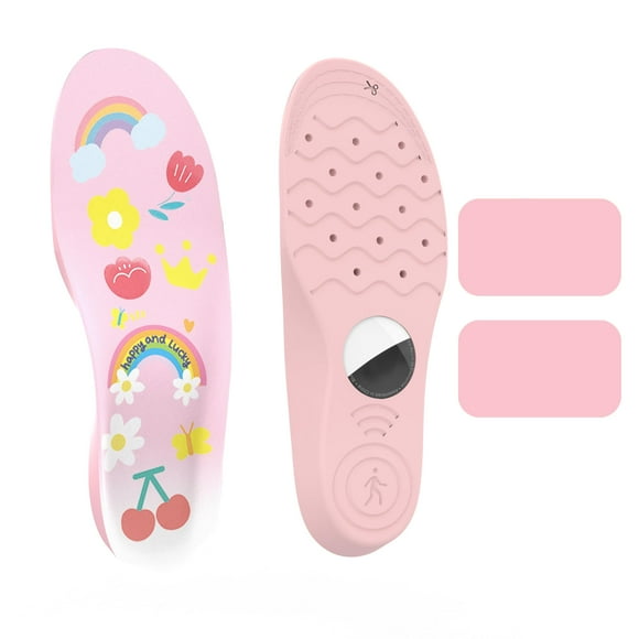 Plantillas para zapatos Sifemp Airtag Hidden Holder Kids Pink Rainbow