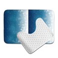 thumbnail image 6 of Yiaed Christmas Snowflakes Print Bathroom Mat Set 2 Pieces Mat Anti-Skid Pad Ultra Soft and Absorbent Bathroom Bath Mat Contour Bath Rugs for Toilet Base, 6 of 6