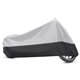 thumbnail image 1 of Cubierta de motocicleta Cubierta completa Cubierta de lluvia Protector de polvo impermeable para Honda CB CBR CR CRF Cruiser Scooter Tour Bikes 190T L Tono plateado Negro Unique Bargains cubiertas para vehículos de deportes motorizados, 1 of 1