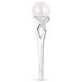 thumbnail image 3 of ANGARA Japanese Akoya Cultured Pearl Criss Cross Shank Engagement Ring in 14K White Gold for Women | June Birthstone, Birthday, Anniversary, Jewelry Gift for Women | Pearl Ring, 3 of 8