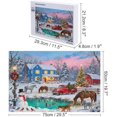 thumbnail image 4 of Christmas Farm Puzzle 1000 Pieces for Adults, Festive Country Barn Winter Scene, Fun and Challenging Holiday Jigsaw Puzzle for Family, Relaxing Art Gift Idea, 30x20 in, 4 of 8