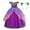 Purple, variant on URMAGIC 3-13 Years Girls Leopard Dresses Costume Kids Pageant Princess Party Birthday Long Maxi Gown with Headband