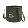thumbnail image 1 of Seau Pliable Portable de 5,3 Gallons – Seau Pliant pour Activités Extérieures Randonnée Camping Jardinage et Pêche, 1 of 5