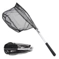 thumbnail image 1 of Folding Fish Landing Net Collapsible Triangular Fly Fishing Net Fish Catching or Releasing, 1 of 7