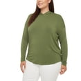 thumbnail image 4 of S.C. & CO. Women's Sweater Sz M Ladies' Long Sleeve Hoodie Green, 4 of 4