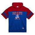 thumbnail image 2 of Men's Mitchell & Ness Royal New England Patriots  Off Field Vintage Logo Short Sleeve Pullover Hoodie, 2 of 5