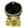 thumbnail image 5 of Jewelry Gift Box for Necklace Swarovski Crystals Faberge egg Lions Black Imperial Egg Jewelry Box (Medium) 2.95 x 6.1-inch Desk Trinkets Unique Boxes, 5 of 18