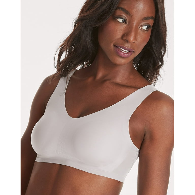 Hanes Invisible Embrace Women's Wireless T-Shirt Bra, Seamless Warm Steel  3XL 
