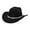 Style C Black, variant on Segolike Western Cowboy Hat Sun Hat Fedora Hat for Travel Outdoor Music Festival Dress