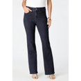 thumbnail image 2 of Roaman's Women's Plus Size High-Rise Tummy Control Bootcut Jeans, 2 of 4