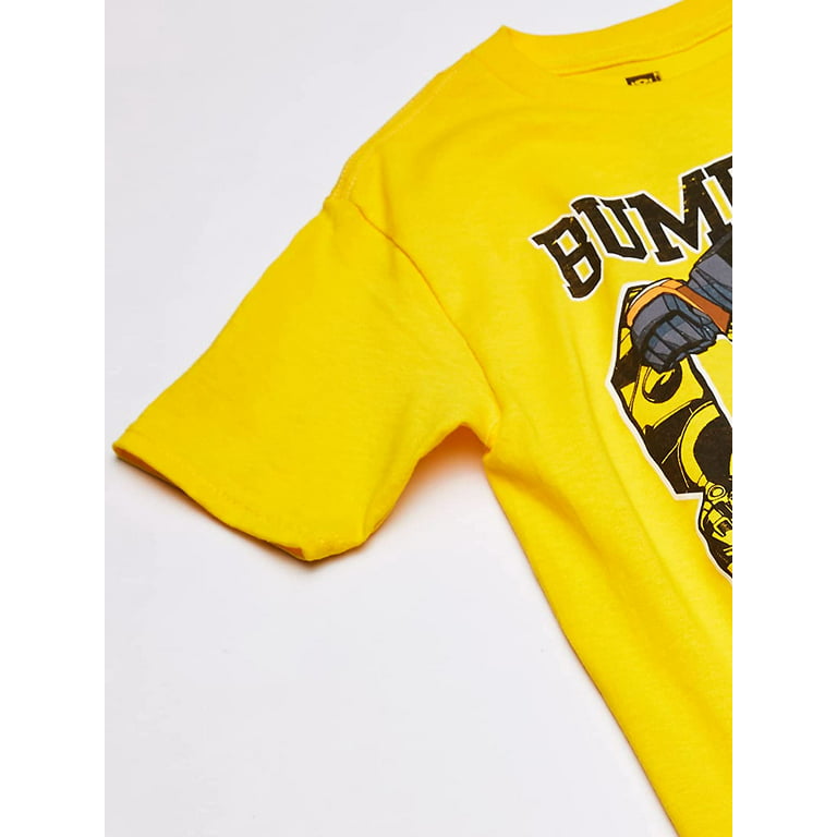 Bumblebee Yellow Men's Crew Neck T Shirt