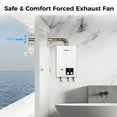thumbnail image 4 of CAMPLUX  2.64 GPM 68, 000 BTU Natural Gas  Tankless Water Heater On Demand Water heater for Shower with Vent Pipe, 4 of 7