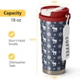 thumbnail image 7 of Christmas 18oz Double Drinking Coffee Mug – Vacuum Insulated Stainless Steel Travel Cup with Leakproof Lid, 316 Steel Thermos Tumbler for Hot & Cold Beverages, 7 of 7
