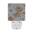 thumbnail image 2 of Cute Dinosaur and Butterfly Night Light 2 Pack LED Nightlight Plug into Wall Dusk to Dawn Sensor Soft White, 2 of 7