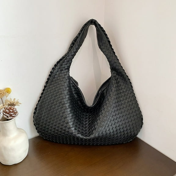 Chic French Weave Handbag for Women - Elegant Versatile Shoulder Bag, Unique Crossbody Purse, Quality Commuter Tote