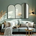 thumbnail image 3 of Triple Arch Framed Wall Mirror, 3 of 10