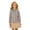 AB62 Brown, variant on Bainana Girls Long Sleeve Shirts Striped Print Casual Button Tops Big Kids Back To School Shirts