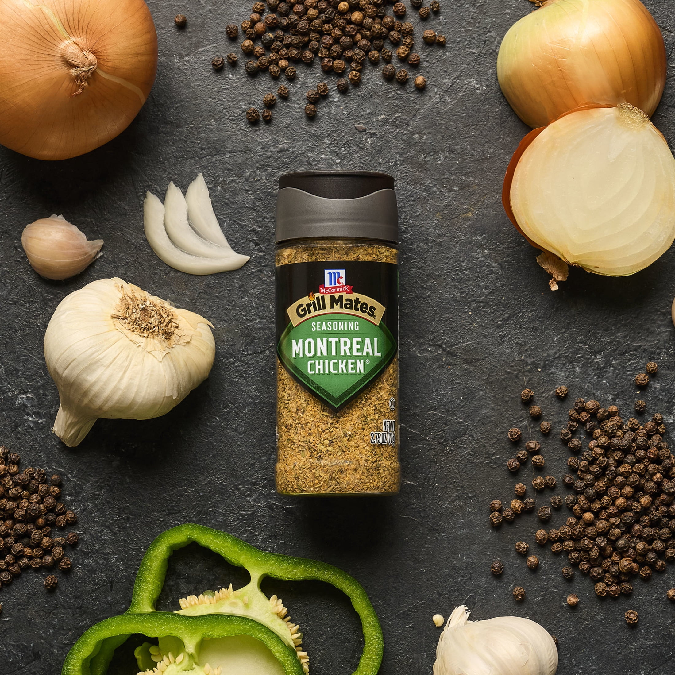 (4 pack) Grill Mates Montreal Chicken Seasoning, 2.75 oz Bottle