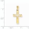 thumbnail image 2 of Beautiful 14k Dove Cross Pendant, 2 of 2