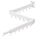 thumbnail image 3 of Clothes Drying Rack,Laundry Drying Rack Wall Mount,ZdwCyl Space Saver Wall Mounted Clothes Rack,Retractable ,Collapsible(Tri-Fold), White Color Drying Rack Clothing, 3 of 15
