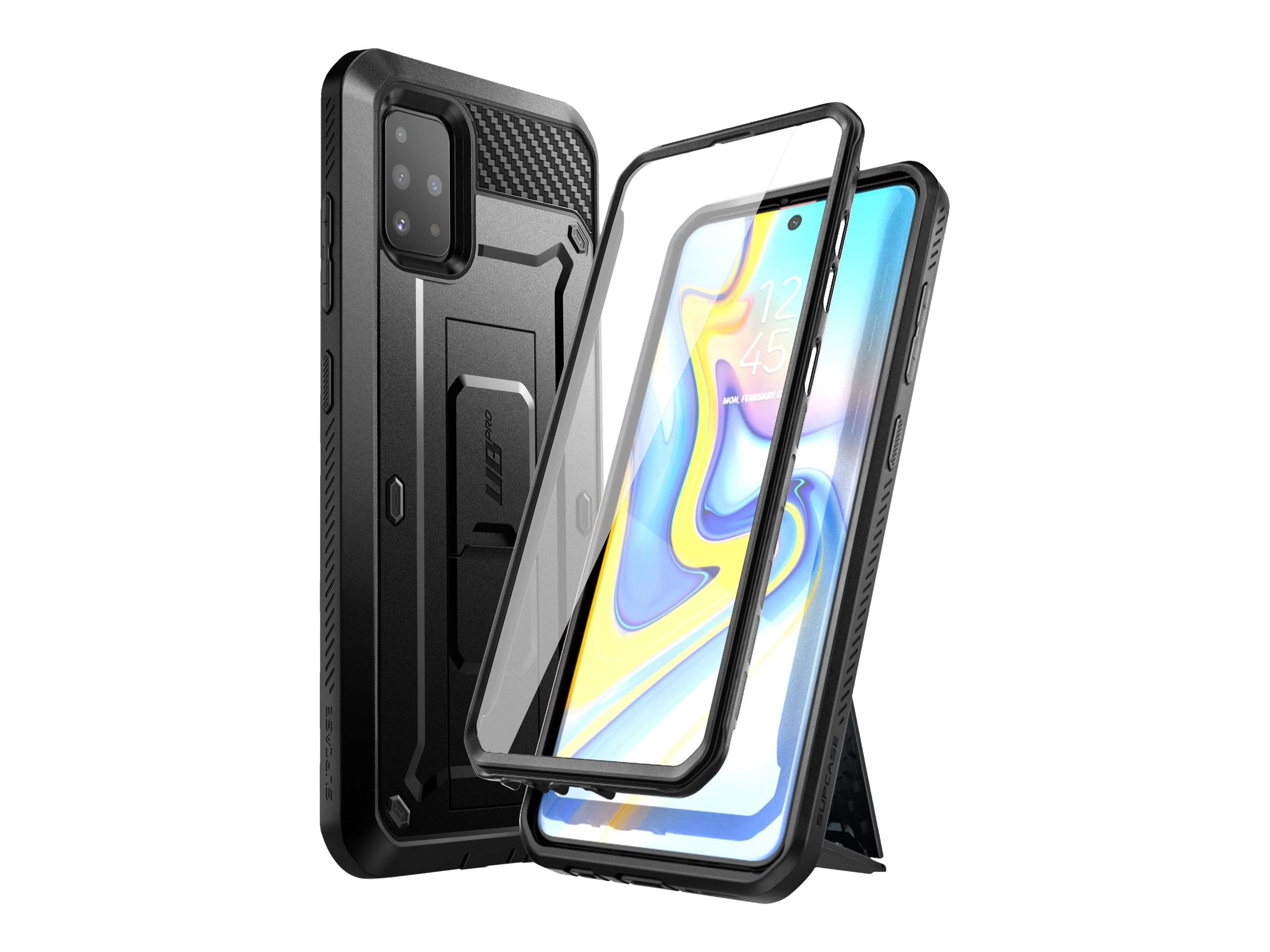SUP Unicorn Beetle Pro Rugged Carrying Case (Holster) Samsung Galaxy A51 Smartphone, Black