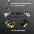thumbnail image 6 of AOTOS GT01 Pro Electric Snow Scooter, 15 MPH Top Speed, 16.77 Miles Long Range,1200W Peak Motor, Dual Damping Suspension, 10" Off-Road Tires Foldable Snow Scooter for Adults,Yellow, 6 of 9
