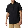thumbnail image 2 of Men's Columbia UPF 40 Utilizer™ II Solid Short Sleeve Button-Down Shirt Color: New Black Size: XXL, 2 of 2