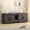 Hidden Hickory, variant on 3-IN-1 Cat Litter Box Enclosure, 55" Large Cat Box Enclosure with Double Rooms, Wooden Cat Washroom, Hidden Litter Box Furniture TV Stand & Modern Washroom