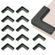 thumbnail image 1 of Protectores de Esquina Uxcell 12Pcs Protectores de Esquina para Mesa, Guardas de Esquina de Muebles y Bumpers de Bordes (Negro), 1 of 6