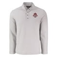 thumbnail image 2 of Men's-Cutter & Buck  Gray Toronto FC Hunts Point Eco Textured Fleece Recycled Quarter-Snap Top, 2 of 3