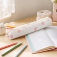 thumbnail image 3 of Anckoeil Colorful Cloth Pencil Pouch, Slim Portable Multi-Functional Storage Bag for Home, Office & Travel, 3 of 5