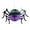 C(Purple), variant on Decorr Halloween Paper Lanterns Hanging Decorations, 3D Honeycomb Spider Bat Gohst Paper Lantern, Foldable Lantern Party Decor for Indoor Outdoor Home Tree Halloween Display (Bat, 1PC)