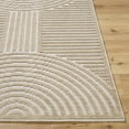 thumbnail image 2 of Hauteloom Deron Living Room, Bedroom Machine Washable Area Rug - Contemporary - Beige, Light Brown - 5' x 7'2", 2 of 6