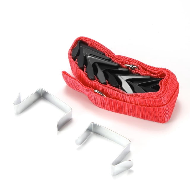 Correa De Estante Colgante Ajustable, Tapa De Almacenamiento, Bolsa De Ropa Con Ganchos, Organizador De Almacenamiento De Instalación Trasera De Puerta Advancent HA024593-00