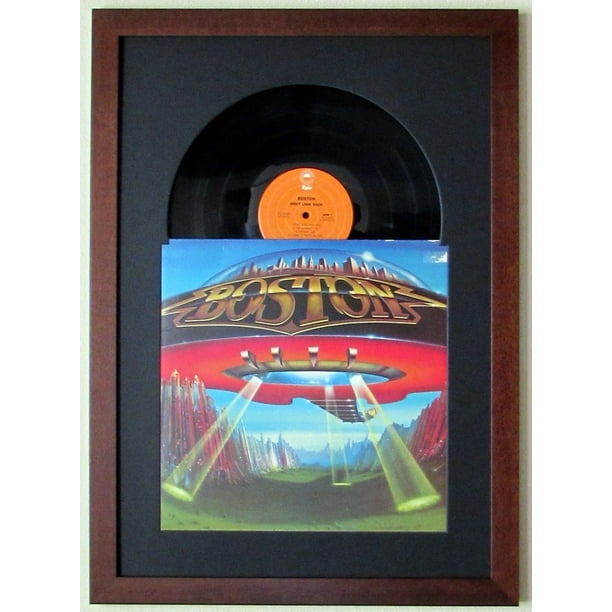Record Album LP Frame Display Featuring Black Matting "Juke Box" Style