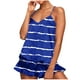 thumbnail image 2 of Conjunto de pijama de poliéster con tirantes finos y estampado de moda para mujer, 2 of 8