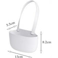 thumbnail image 2 of Paquete de 2 (gris y blanco), soporte para esponja para fregadero de cocina, soporte para esponja, organizador para fregadero de cocina, soporte para esponja, cesta para fregadero, organizador para ut, 2 of 4
