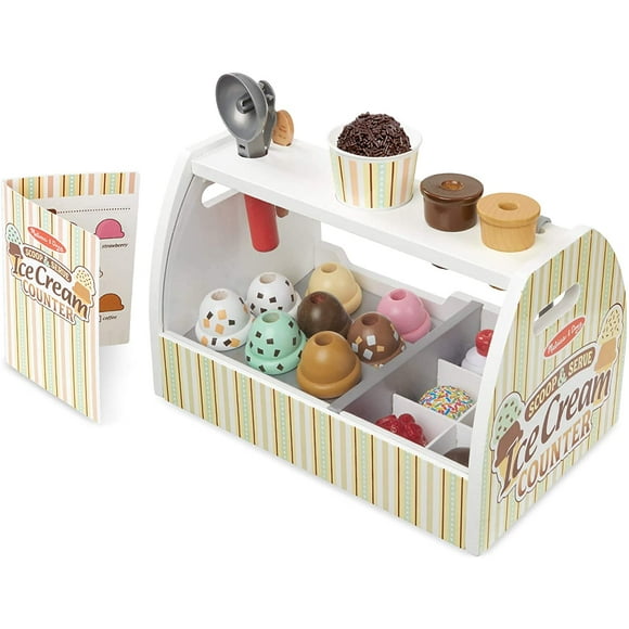 Mostrador de Helado Infantil con 28 Accesorios Melissa & Doug